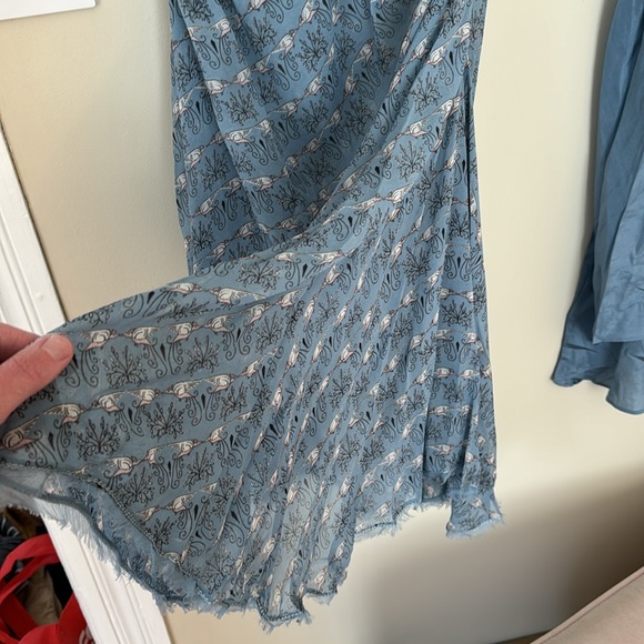 Medium M Max Studio Special Edition blue silk lined tank dress - Picture 10 of 12